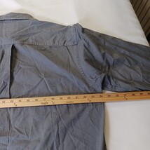 Cambridge Classics Mervyns Men's Gray Cotton Long Sleeve Denim Shirt Size Large image 5