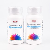 GNC Hyaluronic Acid Beauty Basics 30 Capsules Each Lot Of 2 BB01/2025+ - £18.90 GBP