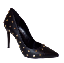 Michael Kors KeKe black Studded Leather Pumps Heels sz 10 New $150 - £58.34 GBP