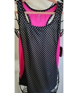 C9 Champion Girl&#39;s Size Large (10-12) Tank ~ Duo Dry ~ Black &amp; White Dot... - $428.03 MXN