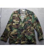 US Army Jacket Mens M Multi Camouflage Chest Pocket Long Sleeve Button F... - $40.22 CAD