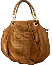 Cynthia Rowley Leather Bag Hobo Purse GOLD Lining Double Handles MISSING... - $1,180.78 MXN