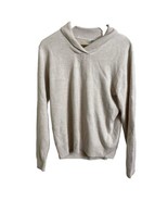 Women&#39;s Large Sweater Cream V Neck Acrylic The Tog Shop - $13.20