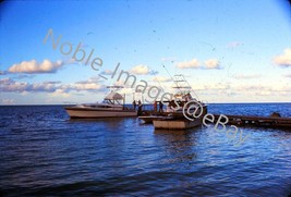1972 Club Dock Scene, Fishing Boats Dusk Jamaica Playboy Ektachrome 35mm Slide - £3.11 GBP