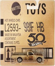 Gold Datsun 620 Custom Hot Wheels Car w/ Real Riders HW Case Series - £92.77 GBP