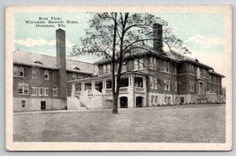 Dousman Wisconsin Masonic Home Rear View Postcard E43 - $9.95