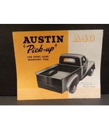 Austin A40 &quot;Pick-up&quot; for Every Light Transport Task Sales Brochure 1950 - $1,259.12 MXN