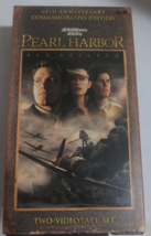 Pearl Harbor VHS 2001 2 Tape Set  Pan Scan 60th Anniversary Commemorative - £1.98 GBP