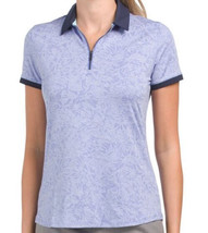 Nwt Ladies Under Armour Baja Blue Navy Short Sleeve Golf Polo Shirt Top - S - £27.37 GBP