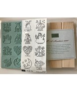 Just for Fun 8 Rubber Stamps Seasonal Holiday Pictures Stampin Up New U/... - £6.87 GBP