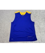 Kobe Bryant Basketball Jersey Mens XXL Purple Gold Nike KB24 Mamba Sleev... - $49.49