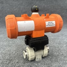 George Fischer 199.231.563  1/2&quot; 546 PP/EPDM N/C actuated Ball valve Used - £140.68 GBP