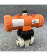 George Fischer 199.231.563  1/2&quot; 546 PP/EPDM N/C actuated Ball valve Used - $178.19