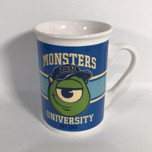 Disney Pixar Monsters University Blue Coffee Tea Cup Mug Sulley Mike - £10.37 GBP