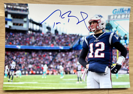 Tom Brady signed autographed 8x12 photo New England Patriots auto + COA - £160.85 GBP