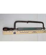 Vintage Double Sided Blade Adjustable Hacksaw with Wooden Handle Steel F... - €13,12 EUR