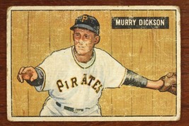 Vintage BASEBALL Card 1951 BOWMAN #167 MURRY DICKSON Pittsburgh Pirates ... - £4.11 GBP