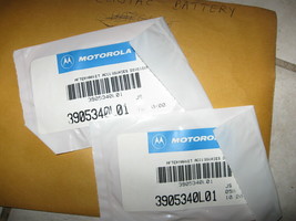 NEW OEM LOT of 4 Motorola Minitor II Radio Pager Contact Battery # 39053... - $18.98
