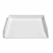 MyOfficeInnovations Side Load Stackable Plastic Letter Tray White 24380383 - £18.11 GBP