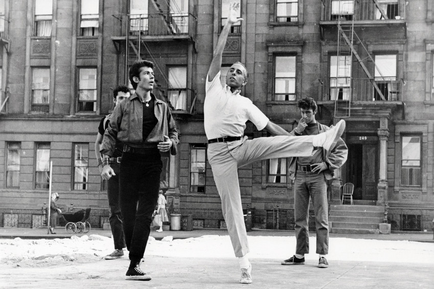 Primary image for George Chakiris West Side Story On Set Dance Rehearsal 24x18 Poster