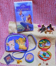 Lot: Lion King Toys, Mc Donalds Happy Meal Poly Pocket, Pouch + VHS Disney Movie - £46.55 GBP