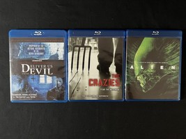3 Blu-ray Horror Sci-Fi Lot! Deliver Us From Evil - The Crazies - Alien - £11.99 GBP