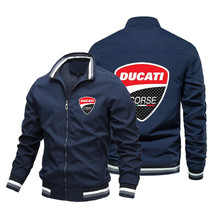 2022 New Ducati Motorcycle Racing Jacket Fashion Bomber Jacket Windbreaker Outdo - £80.91 GBP
