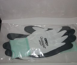 Qualagrip Assembly Inspection NPDNY MEDIUM GLOVES Nylon Knit Palm Dipped... - $12.99