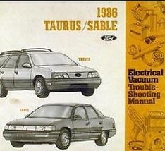 1986 Mercury Sable Électrique Câblage Diagrammes Ewd Service Atelier Rép... - $4.00