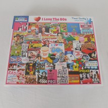 1980s White Mountain 1000 Piece Jigsaw Puzzle I Love the 80s Girard Seal... - £15.22 GBP