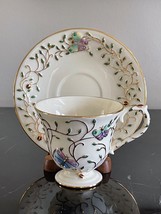 Lenox 2006 Summer Enchantment By Parvaneh Holloway Porcelain Cup and Saucer - £54.75 GBP