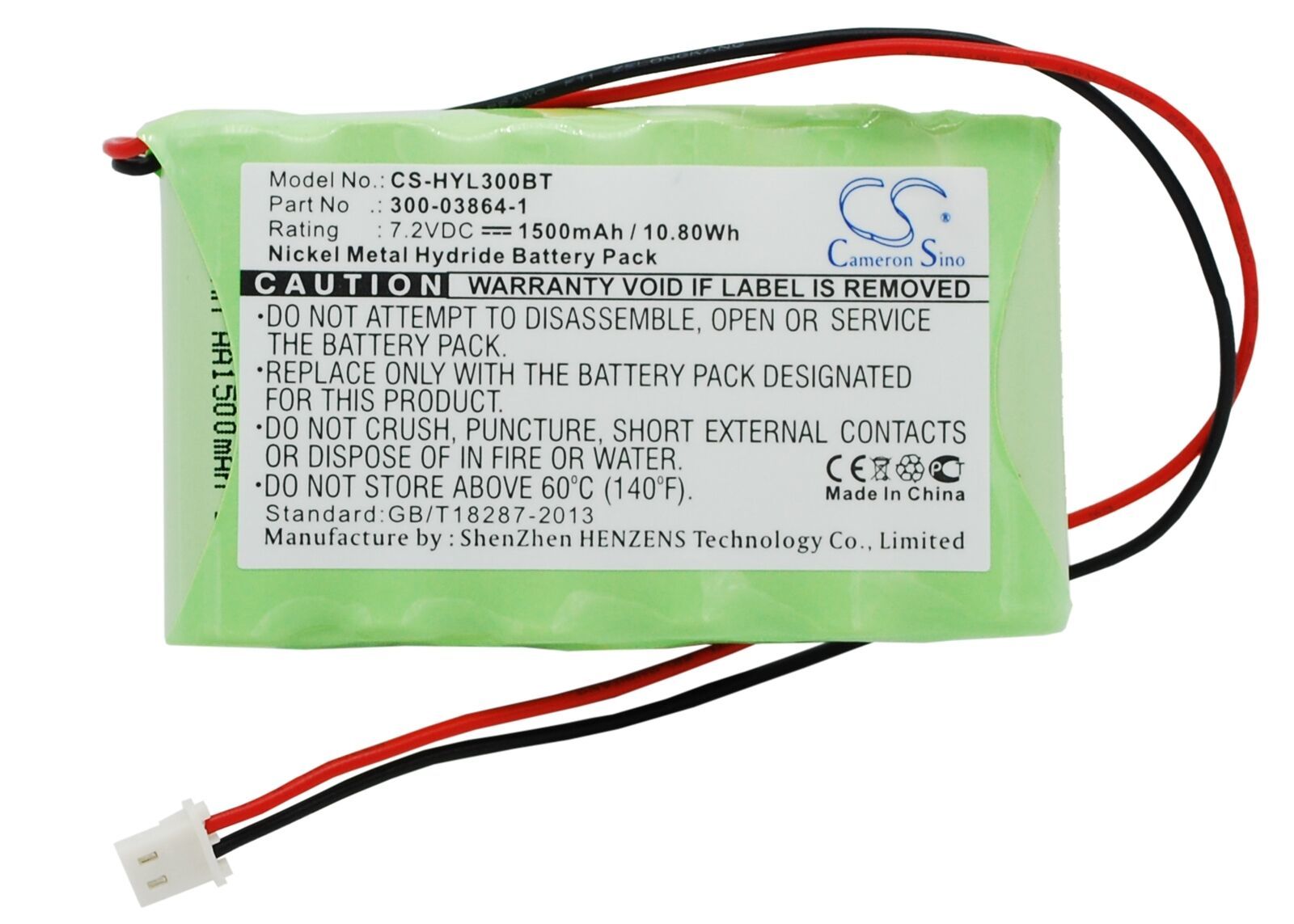 Primary image for 7.2V 1500Mah Ni-Mh Replacement Battery For Adt Alarm System Battery