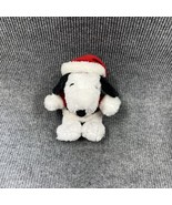 Hallmark Snoopy Santa Christmas 9&quot; Plush Peanuts Santa Embroidered Eyes ... - £11.77 GBP