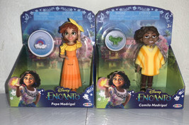 NEW Disney Encanto Pepa Madrigal &amp; Camilo Madrigal 3&quot; Figure Mini Doll Jakks - £14.56 GBP