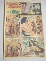 1981 Hostess Cupcakes Ad Wonder Woman and the Baron! - $7.99