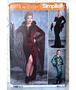 Simplicity Costume Vampire Elvira Morticia Sewing Pattern S8973 Misses 1... - $16.10