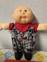 VTG Cabbage Patch Kid Bald Toddler Boy Violet Eyes HTF Head Mold #8 1989 - $285.00