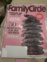 Family Circle Magazine February 2016 Streamline Your Life Awesome Recipes New - £7.98 GBP