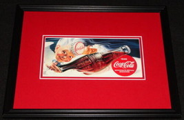 Vintage Coca Cola Germany Framed 11x14 Poster Display Official Repro B - £27.23 GBP