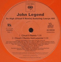 John Legend / Lauryn Hill &quot;So High (Remix)&quot; 2005 Vinyl 12&quot; Single ~Htf~ *Sealed* - £14.37 GBP