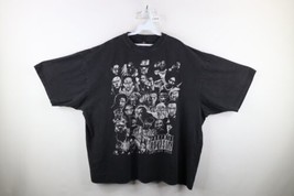 Vintage Streetwear Mens 6XL Faded Rap Hip Hop Parental Advisory T-Shirt ... - £46.89 GBP