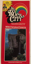Vintage Rock City Brochure Lookout Mountain Tennessee Fairyland Caverns BRO1 - £3.12 GBP