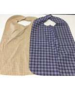 Adult washable cloth bibs reversible clothing protectors unisex pattern - €16,84 EUR
