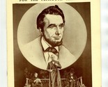 Playbill Abe Lincoln in Illinois 1939 Richard Gaines Pulitzer Prize Play - $27.69