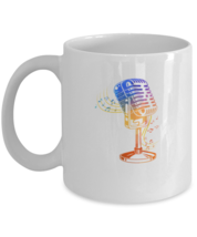 Coffee Mug Funny Microphone Music Note  - £11.93 GBP