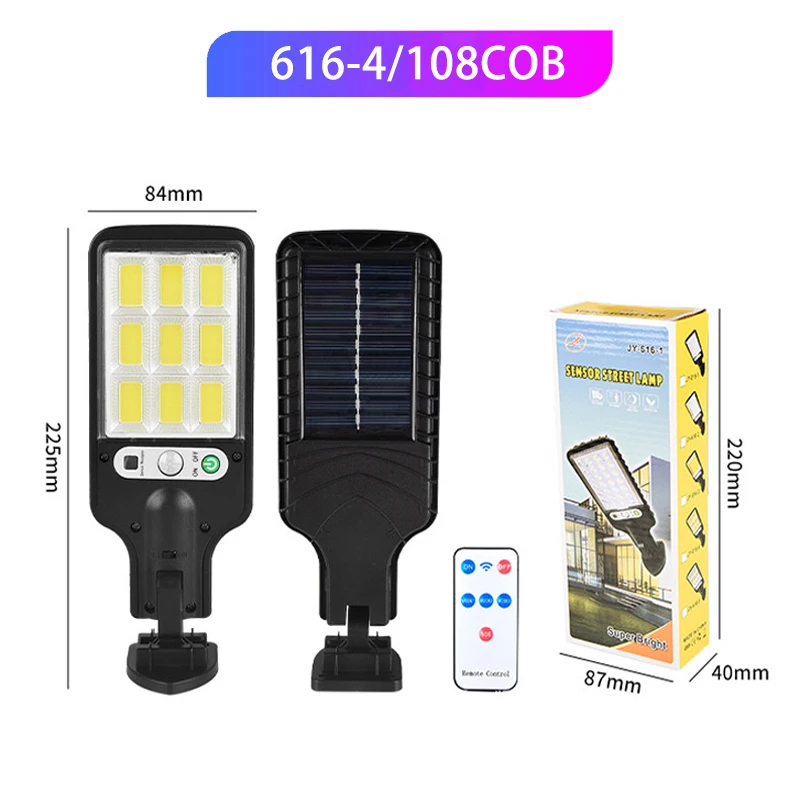 8 PCS Solar Street Lights Outdoor Solar Lamp With 3 Light Mode Waterproof Motion - £56.89 GBP