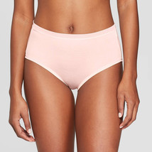 Auden Ladies Modal Briefs With Mesh Waistband Panty Casual Pink Size L 1... - £15.68 GBP