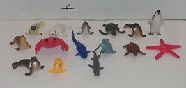 Huge Lot of 15 Different Pretend Play 1&quot; Sea Life Figures Rare HTF - £7.50 GBP