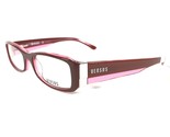 Versus Von Versace MOD.8056 563 Brille Rahmen Rot Rosa Rechteckig 49-17-135 - $65.09