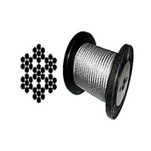 7 X 7 Galvanized Aircraft Cable Wire Rope 3/32&quot; - 2500 Ft - £229.92 GBP